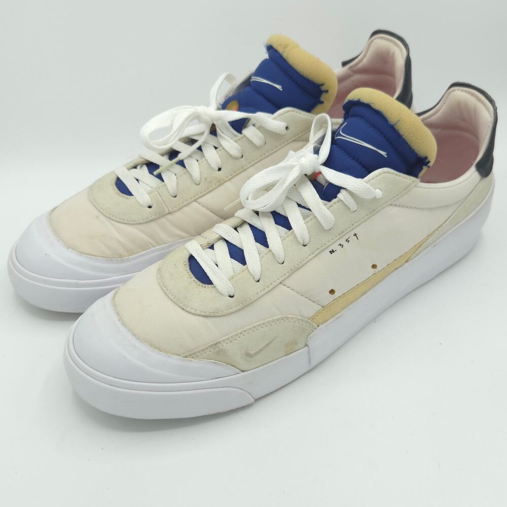 Nike Drop Type LX Men's Size 12.5 White Blue Sneakers